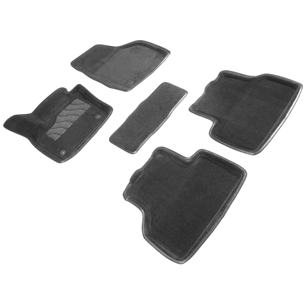 Коврики в салон Audi Q3 (8U) 2011-2014, 3D ткань Seintex , Графит, Арт. 99920