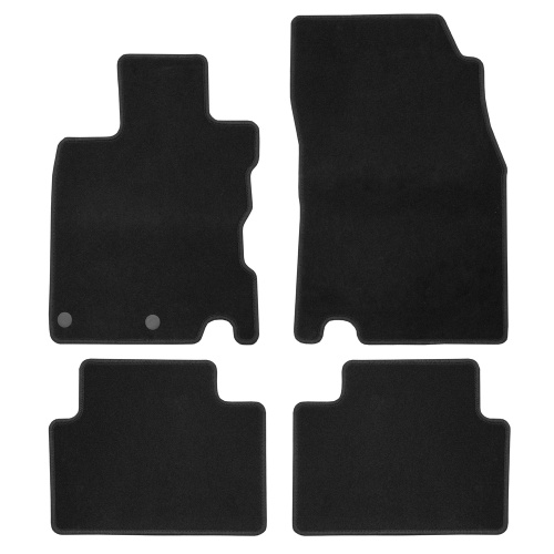 Коврики в салон Nissan Qashqai (J11) 2013-2019, текстильные Klever эконом, Черный, РФ сборка с 2016- Арт. KVR01364301200K