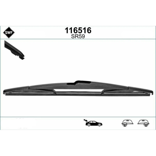 Щётка задняя SWF Das Original Rear 516 300мм арт. 116516