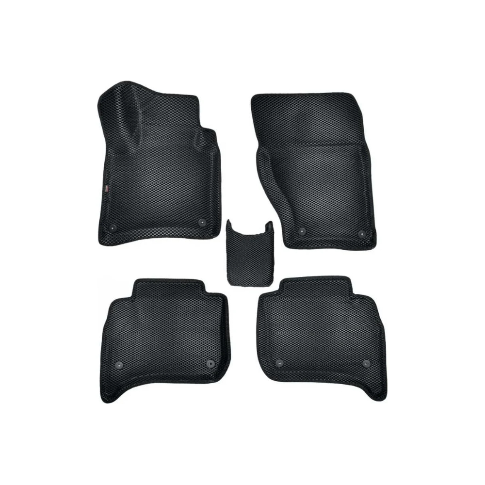 Коврики в салон Volkswagen Touareg  2010-2014, 3D EVA LOCKER, Черный, Арт. EVAPORHCAYN