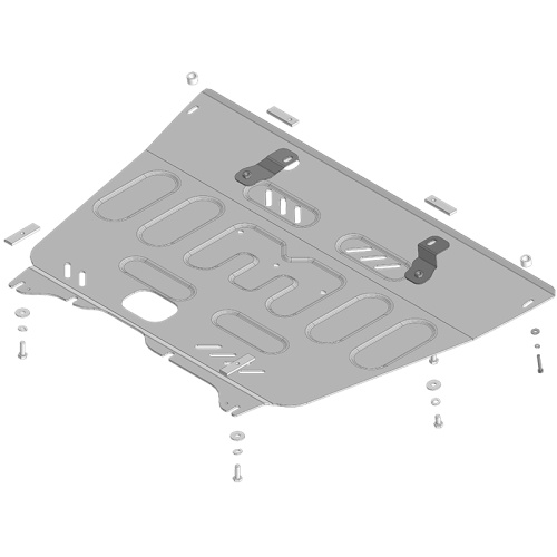 Защита картера двигателя, КПП GAC GS8 II 2021- V-  2.0 Арт. 347801