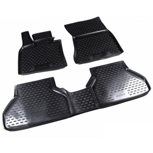 Коврики в салон BMW X6 (E71) 2007-2012, полиуретан Element, Черный, Арт. NLC.05.18.210k
