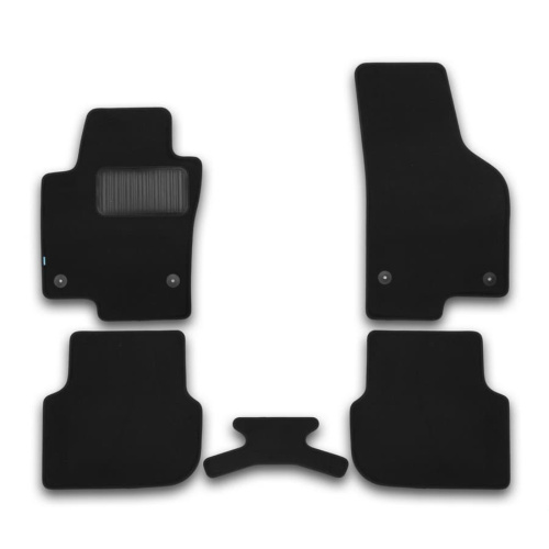 Коврики в салон Volkswagen Jetta  2010-2015 Седан, текстильные Klever premium, Черный, Арт. KVR03513822110KH