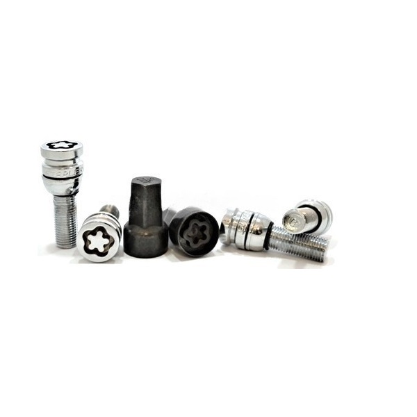 Секретные болты M14x1.5 Конус вращающийся  L-35мм Хром, Ключ 17-19, Арт. 684137KK/SL-2Key