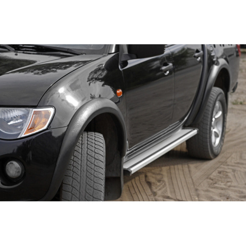 Расширители арок Mitsubishi L200 IV 2006-2014 шегрень, к-кт, пластик Арт. RML000102