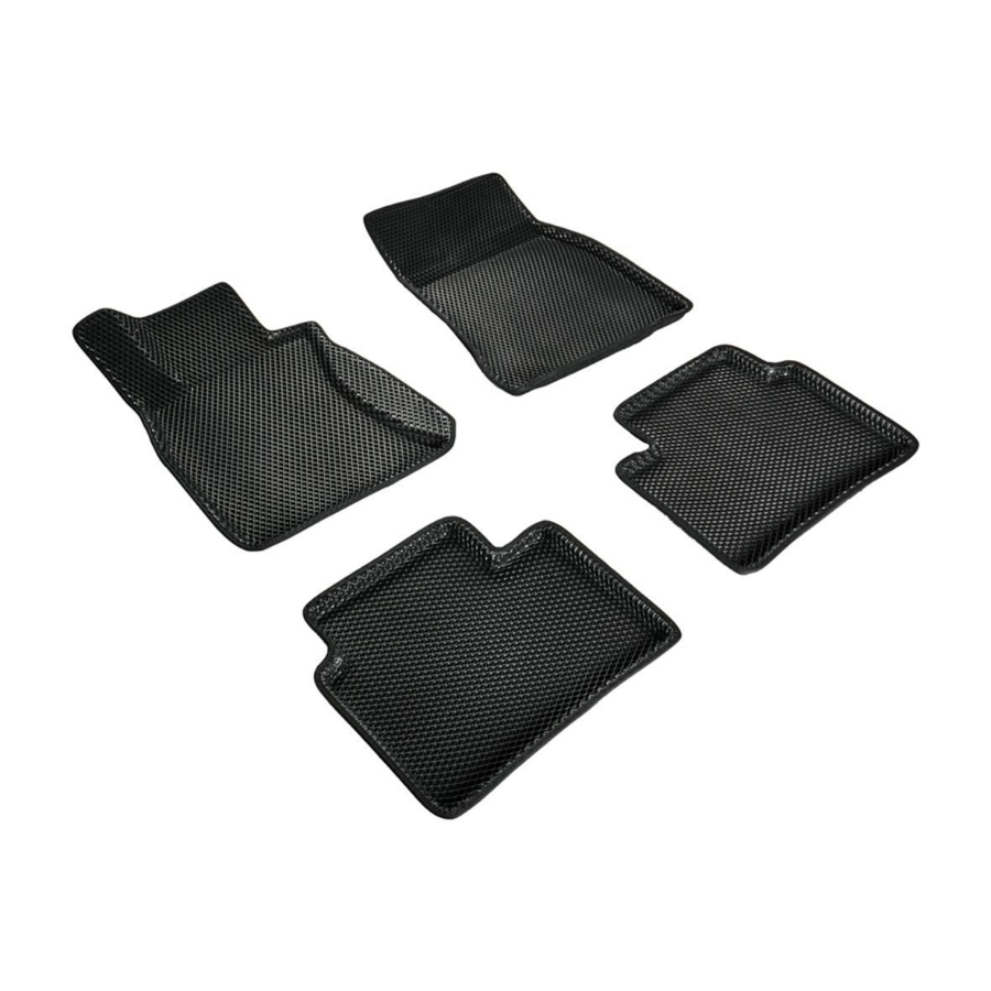 Коврики в салон Lexus LS  2006-2009, 3D EVA Seintex "ромб", Черный, Арт. 97831