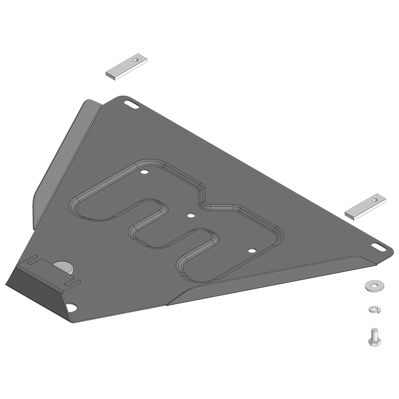Защита КПП Sollers SF5 2025- V=2,7d; АКПП; RWD Арт. 78707