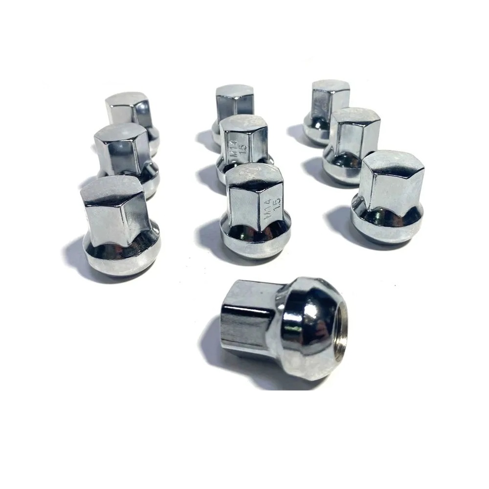 Гайка колеса M14x1.5 Сфера h-32мм закрытая, Хром, Ключ 19, Арт. 400048(CR)R-BIG