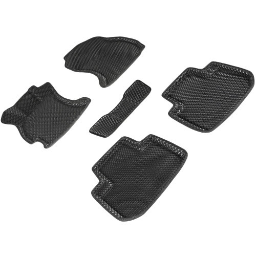 Коврики в салон Subaru Forester  (SJ/S13) 2012-2016, 3D EVA Seintex "ромб", Черный, Арт. 95341