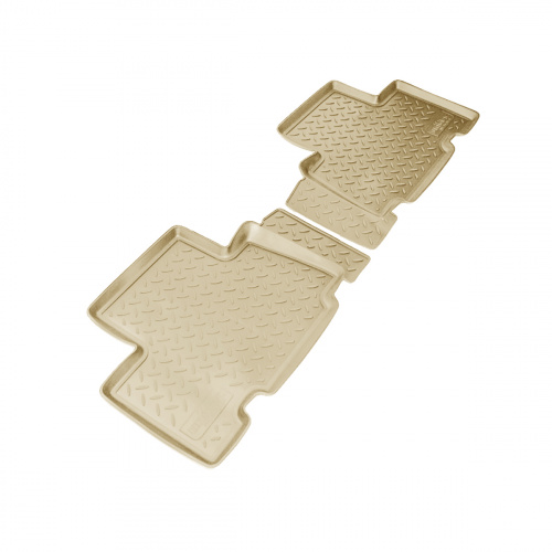 Коврики в салон Toyota RAV4 (XA30) 2005-2010, полиуретан Norplast, Бежевый, задние Арт. NPLPO8846B