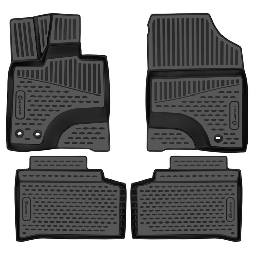 Коврики в салон Changan UNI-K 2020-, полиуретан 3D Element, Черный, Арт. ELEMENT3DA67032210K