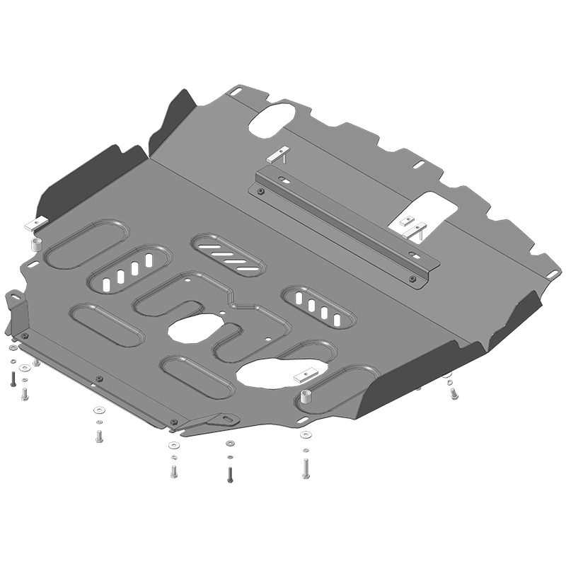 Защита картера двигателя, КПП Chevrolet Captiva I 2011-2013 FL1 Арт. 73004