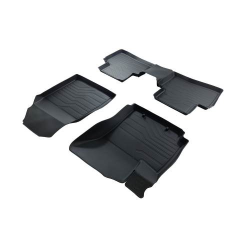 Коврики в салон Hyundai Creta  2020-, резина 3D SRTK LUX, Черный, Арт. 3D.HY.CRE.21G.02098
