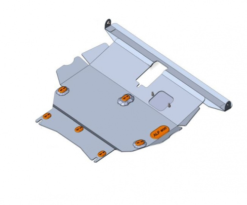 Защита картера двигателя, КПП Toyota Corolla Runx (E120) 2004-2006 FL2 V-все 4WD Арт. ALF24118st
