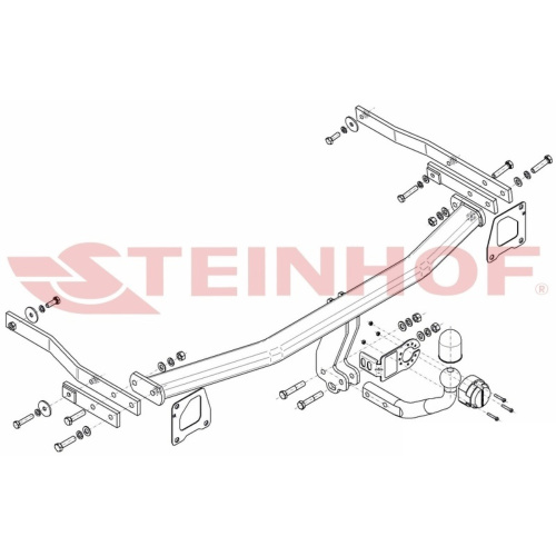Фаркоп Renault Megane III 2008-2012 Хэтчбэк 5 дв. Steinhof Арт. R112