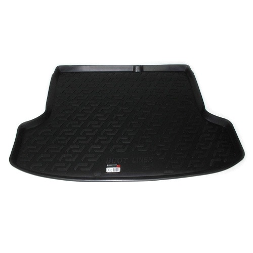 Коврик в багажник Kia Rio  2005-2009 Седан, пластик, L.Locker, Черный, Арт. 0103010800