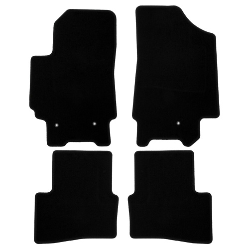 Коврики в салон Hyundai Creta 2015-2020, текстильные Klever эконом, Черный, Арт. KLEVER01206001200K