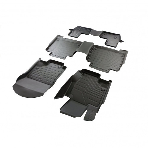 Коврики в салон Mercedes GLS (X167) 2019-, резина 3D SRTK LUX, Черный, 7 SEATS Арт. 3D.MB.GLS.19G.08X09