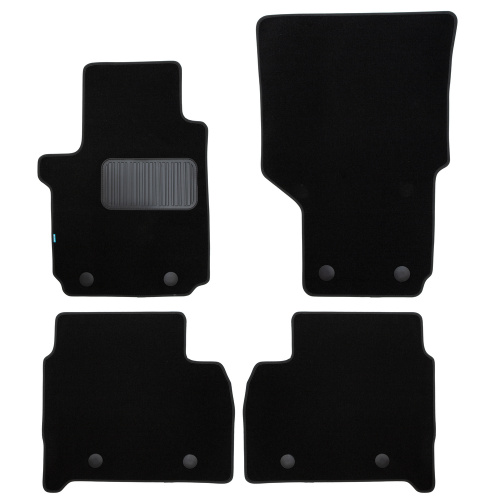 Коврики в салон Volkswagen Amarok  2010-2016, текстильные Klever premium, Черный, Арт. KLEVER03513222110KH