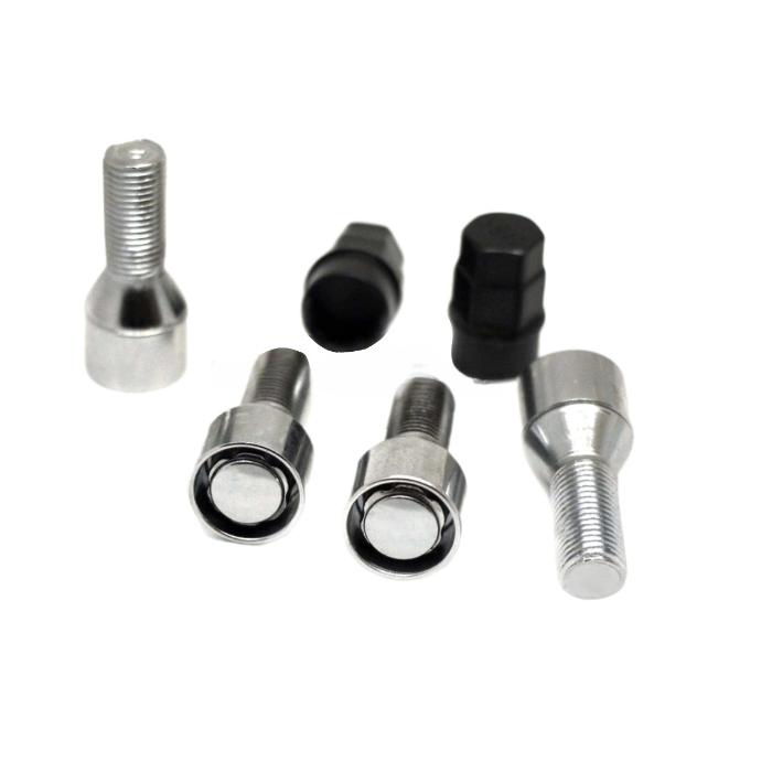 Секретные болты M12x1.25 Конус L-24мм Хром, Ключ 17-19, Арт. 372093X-2Key