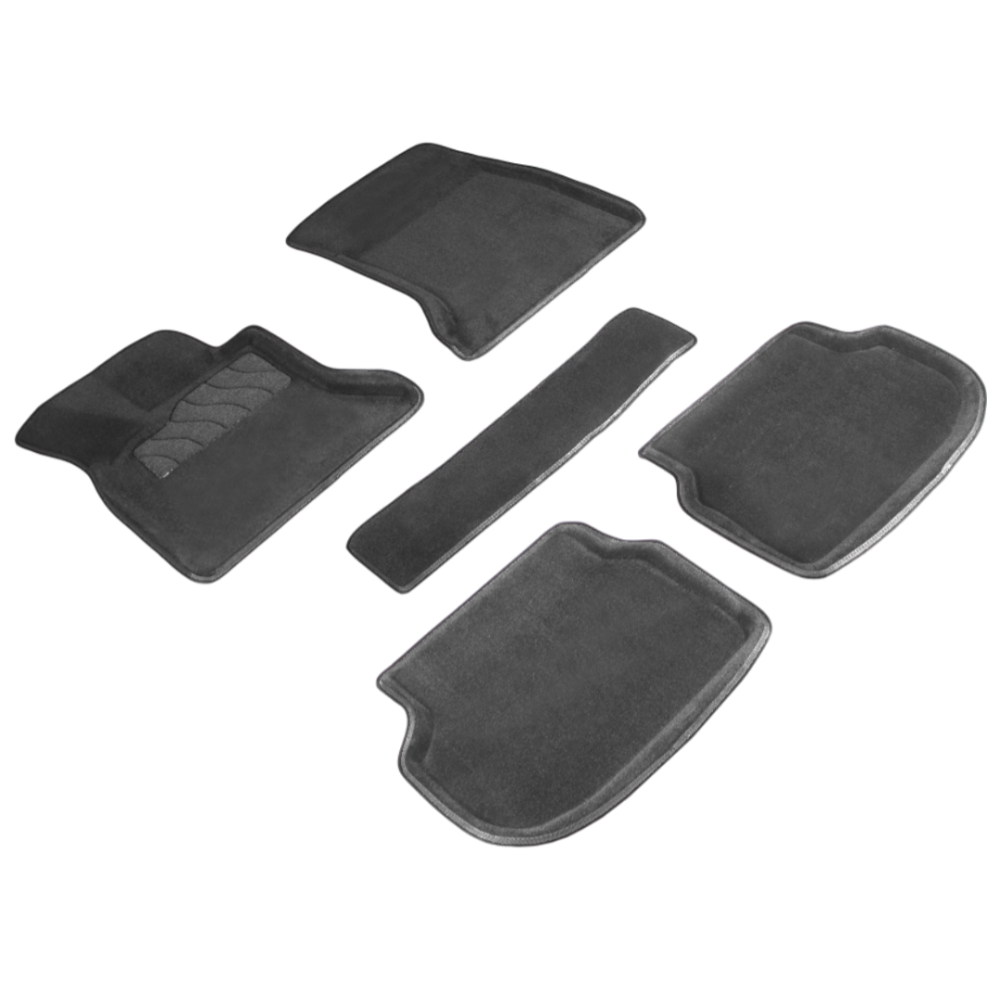 Коврики в салон BMW 5 (F10) 2009-2013 Седан, 3D ткань Seintex , Графит, Арт. 99914