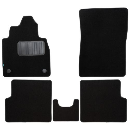 Коврики в салон Mercedes G (W463) 2006-2008 5 дв. FL1, текстильные Klever premium, Черный, с подстаканниками Арт. KLEVER03342022110KH