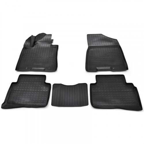 Коврики в салон Hyundai Tucson (TL) 2018-2021 FL, литьевые 3D Norplast, Черный, Арт. NPA11-C31-730