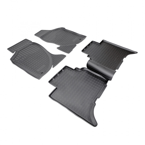 Коврики в салон Great Wall Hover 2005-2010, полиуретан Norplast, Черный, Арт. NPLPO2933