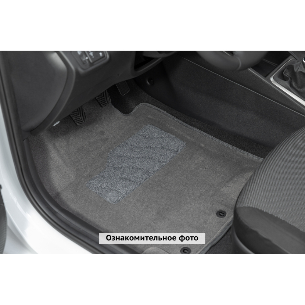 Коврики в салон Land Rover Discovery Sport (L550) 2019- FL, 3D ткань Seintex , Серый, Арт. 30191