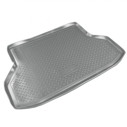 Коврик в багажник Chevrolet Lacetti 2004-2013 Седан, полиуретан Norplast, Серый, Арт. NPLP1221G