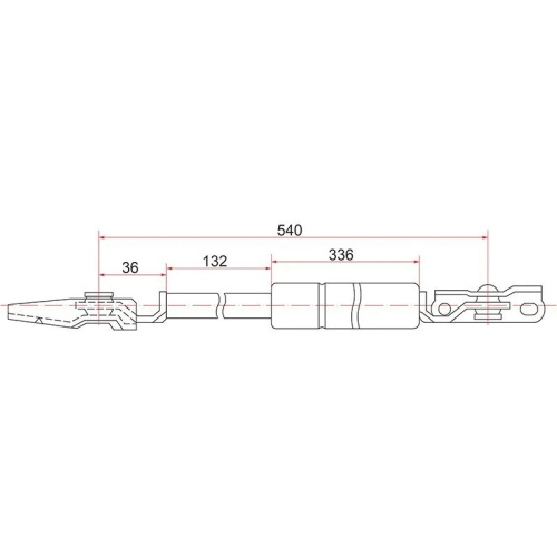 Амортизаторы крышки багажника Toyota Nadia 1998-2003, правая (R) Арт. ST-68950-44040
