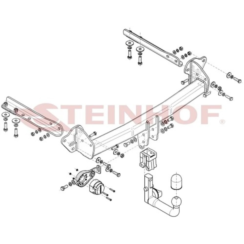 Фаркоп Subaru Forester V (SK/S14) 2018-2021 Steinhof Арт. S431