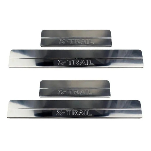 Накладки на пороги Nissan X-Trail (T32) 2013-2019    Арт. 01538128СТ
