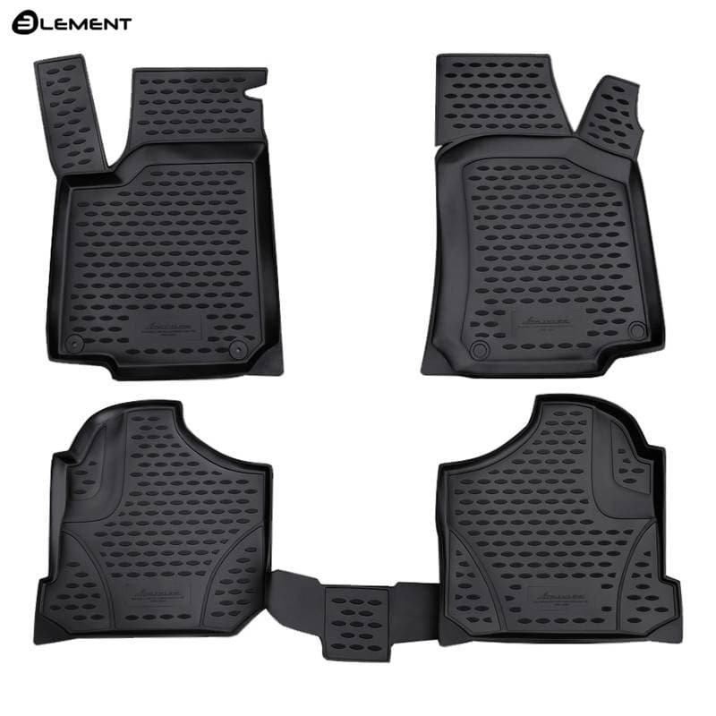 Коврики в салон Volkswagen Golf  1997-2004 Хэтчбэк 5 дв., полиуретан Element, Черный, Арт. NLC.51.04.210k