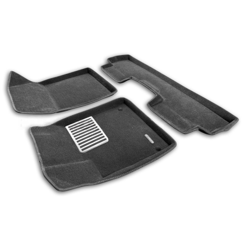 Коврик в багажник GAC GS3 2023-, 3D ткань Euromat LUX, Черный, Арт. EMT3D001435