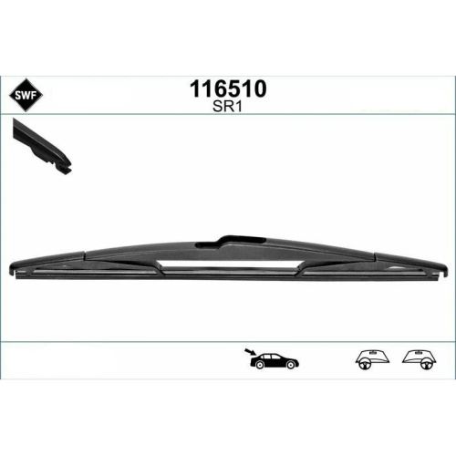 Щётка задняя SWF Das Original Rear 510 300мм арт. 116510