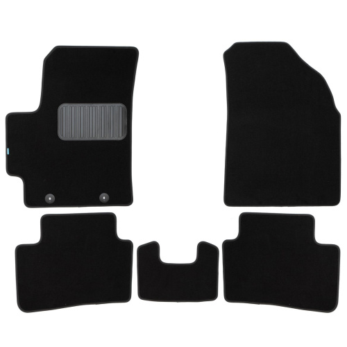 Коврики в салон Hyundai Creta  2020-, текстильные Klever premium, Черный, Арт. KLEVER0302007922110KH