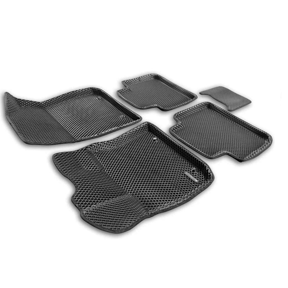 Коврики в салон Geely Preface 2022-, 3D EVA Euromat, Черный, Арт. EM3DEVA001416