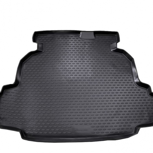 Коврик в багажник Geely Emgrand EC7 2009-2016 Седан, полиуретан Aileron, Черный, Арт. 73503