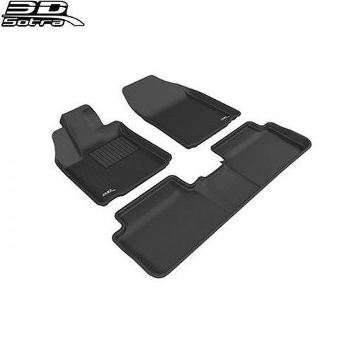 Коврики в салон Toyota Corolla (E210) 2018-2023 Седан, 3D ткань Sotra Lux, Черный, Арт. ST 74-00726