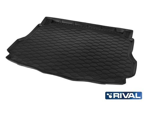 Коврик в багажник Haval H6  2014-2020, полиуретан Rival, Черный, Арт. 19402002