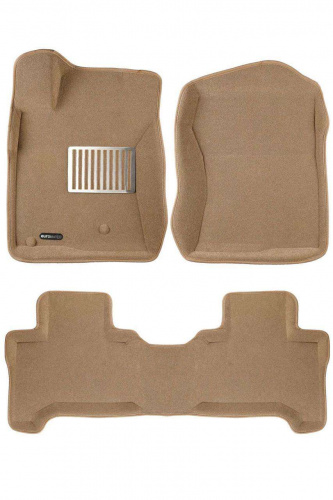 Коврики в салон Toyota Land Cruiser Prado (J120) 2002-2007 5 дв., 3D ткань Euromat LUX, , Арт. EM3D005121T