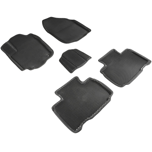 Коврики в салон Toyota RAV4 (XA40) 2012-2015, 3D EVA Seintex "ромб", Черный, Арт. 95222