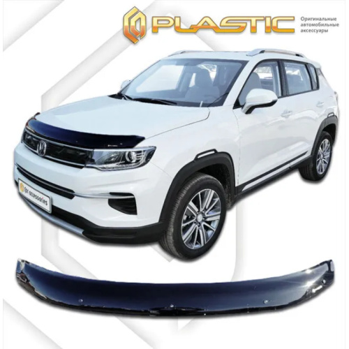 Дефлектор капота Ca-Plastic для Changan CS35 Plus, арт.20100101147940000000000