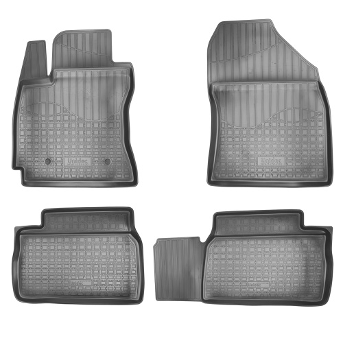 Коврики в салон Lifan Cebrium (720) 2014-2018, полиуретан Norplast, Черный, Арт. NPA11C51020