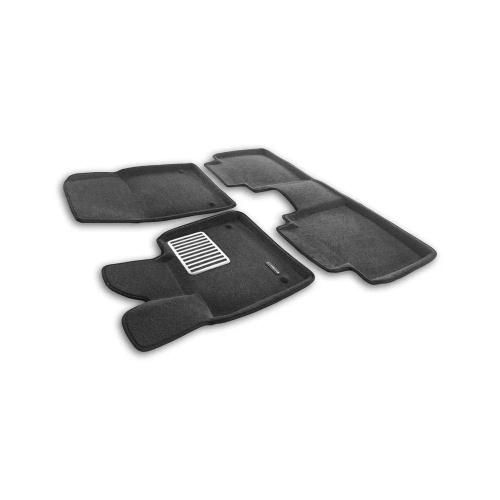 Коврики в салон Voyah Free 2020-, 3D ткань Euromat LUX, Серый, Арт. EM3D005700G