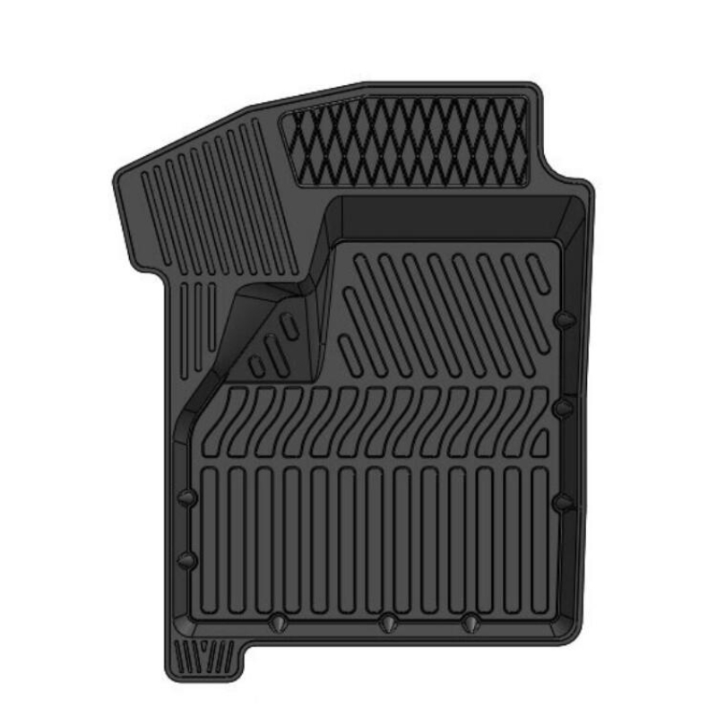 Коврики в салон LADA Priora 2007-2013 Седан, резина SRTK Standart, Черный, водительский Арт. VODLDPR01002