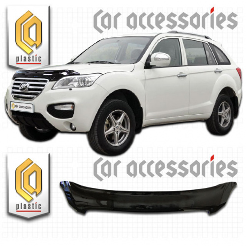 Дефлектор капота Ca-Plastic для Lifan X60, арт.2010010107789
