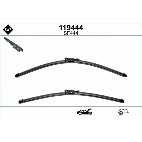 Комплект стеклоочистителей SWF VisioFlex OE444 730мм/630мм арт. 119444