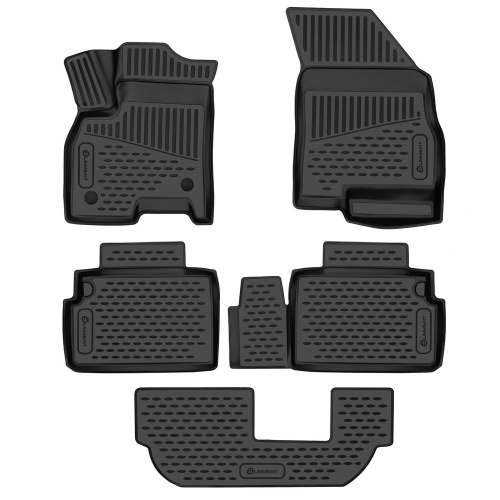 Коврики в салон Chery Tiggo 8 Pro 2021-, полиуретан 3D Element, Черный, Арт. ELEMENT3DA0N198210K
